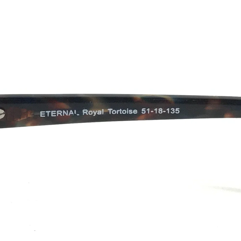 Eyes of Faith Eyeglasses Frames ETERNAL Royal Tortoise Round Full Rim 51-18-135